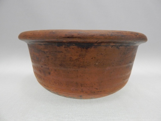 REDWARE BOWL 9" DIAMETER & 4" TALL