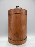 5 GALLON OIL CAN W/ WOOD 20