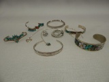 GROUP OF STERLING SILVER JEWELRY