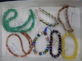 7 BRACELETS (2 ARE STERLING SILVER)