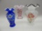 GROUP OF 3 HP FENTON VASES