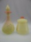 2 PCS OF BURMESE DECANTER & COVERED JAR