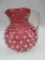 HOBBS CRANBERRY OPAL HOBNAIL 7 1/2