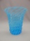 BLUE OPAL BARCELONA VASE 7 1/2