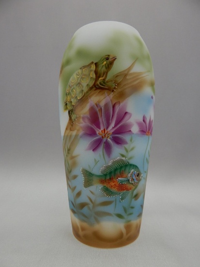 12" HP SPINDLER MAP TURTLE VASE #4/7