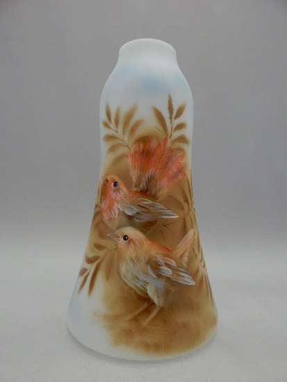 11" HP SPINDLER JAPANESE ROBIN VASE #2/4