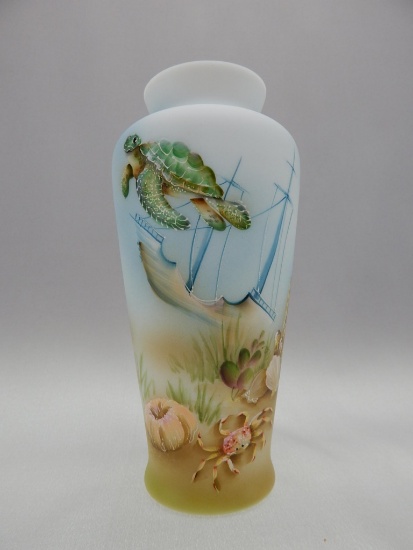 10 1/2 HP SPINDLER VASE UNDER WATER SCENE #3/10