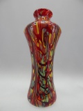 FETTY RUBY MOSAIC VASE