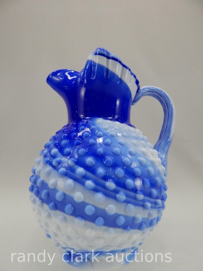 9 1/2" ALMOST HEAVEN HOBNAIL WATER PITCHER