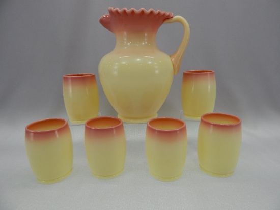 BURMESE 7 PC. UNDECORATED WATER SET