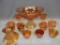 ORANGE TREE PUNCH SET 11PC MARIGOLD W/ EXTRA BASE