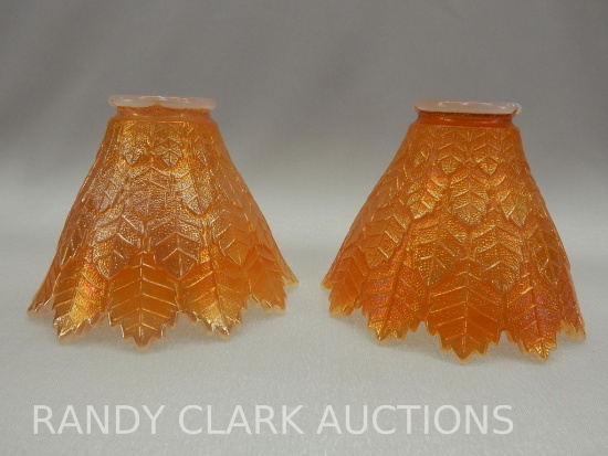 2 LEAF TIER SHADES MARIGOLD ON MOONSTONE 2" FITTER