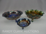 3 PCS. BUTTERFLY & BERRY CARNIVAL BOWLS