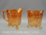 BUTTERFLY & BERRY MARIGOLD CREAMER & SPOONER