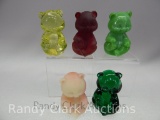 UNDECORATED MINI SITTING BEAR X5