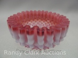 RARE CEREAL BOWL CRANBERRY OPAL HOBNAIL PRE LOGO