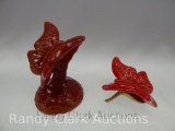 FAGCA MANDARIN RED BUTTERFLIES X2