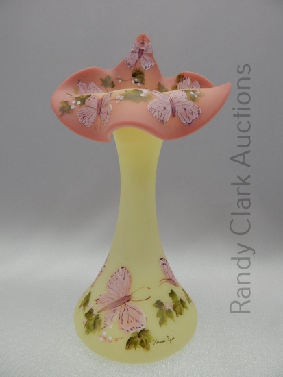 Sold at Auction: FENTON 4 BURMESE HP BELL LOUISE PIPER