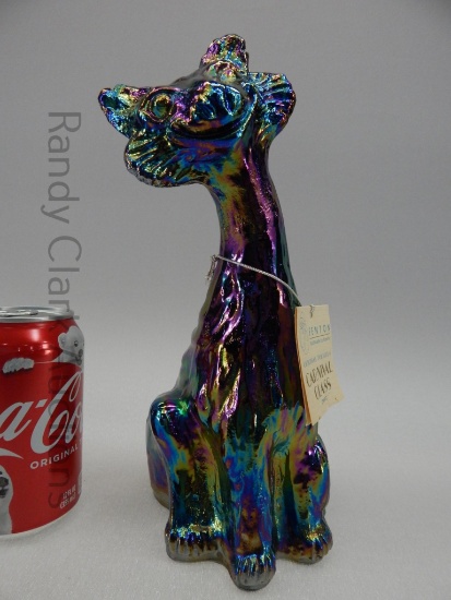 FENTON BLACK CARNIVAL ALLEY CAT