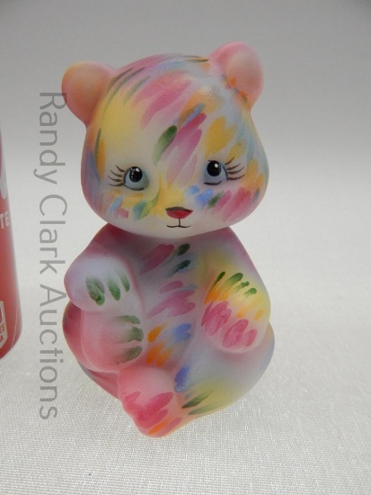 FENTON TIE DYED BEAR SPINDLER #7 0F 29