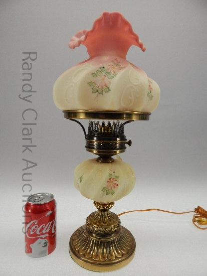 19" BURMESE PAISLEY HP TABLE LAMP
