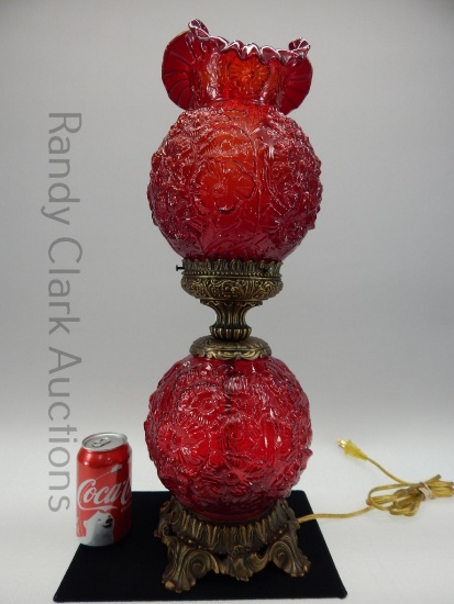 23.5 " RUBY POPPY GWTW LAMP