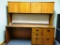 HON Wood desk with hutch