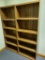 2 wood bookcases