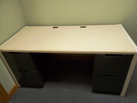 Steel office desk