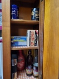 contents of 2 cabinets