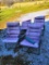 Set of 4 deck chairs