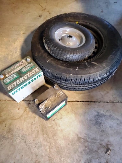 Tires and batteries