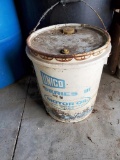 Bucket of motor oil