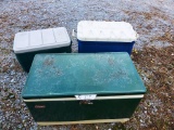 Three coolers