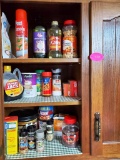 Spice cabinet contents