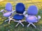 Three Steelcase office chairs
