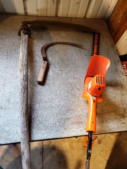 Corn cutters and hedge trimmer