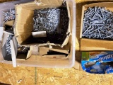 Assorted hardware, nails and screws