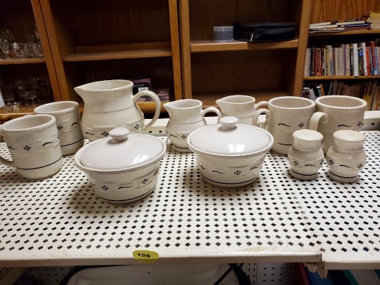 Longaberger Pottery Grouping