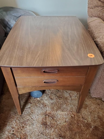 Dark Brown Wooden End table
