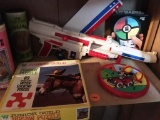 Vintage Puzzles, Toys, Simon, Gun