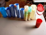 Vintage Tupperware pitchers and tumblers