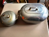Vintage WagnerWare Roater and Dutch Oven