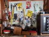 Contents of Shelf and Pegboard