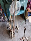 Vintage Fishing Rods, Reels, and Poles