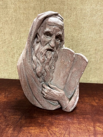 Moses with Tablets statue