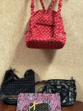 Quilted bags and backpacks