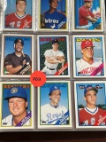 Traded sets baseball cards