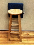Stool and Notre Dame Cushion