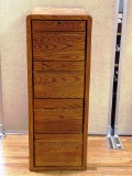 Large Wooden File Cabinet